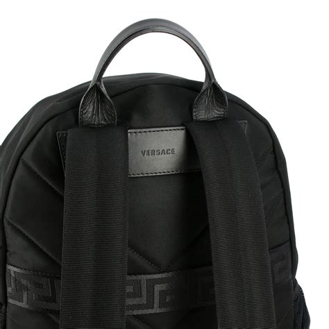 mens versace backpack|versace shoulder bag men.